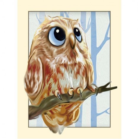 5D DIY Diamond Painting Kits Lovely Cartoon Owl