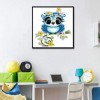 5D DIY Diamond Painting Kits Naughty Cartoon Blue Owl for kids