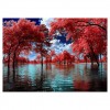 5D DIY Diamond Painting Kits Landscape The Pretty Red Trees