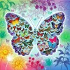 5D DIY Diamond Painting Beautiful Butterfly Embroidery Cross Stitch Mosaic Art