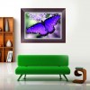 5D DIY Diamond Painting Kits Blue Purple Butterfly