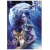 5D DIY Diamond Painting Kits Dream Beauty And Wolf