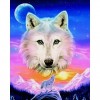5D DIY Diamond Painting Kits Special Dream Animal Wolf Sky