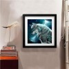 5D DIY Diamond Painting Kits Special Cool Wolf Moonlight