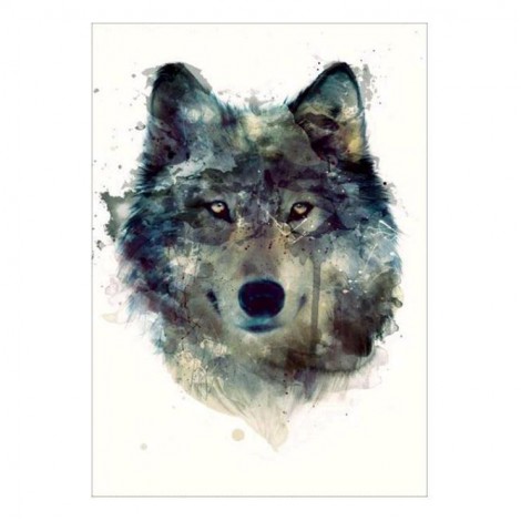 5D DIY Diamond Painting Kits Cool Wolf Head