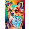 5D DIY Diamond Painting Kits Watercolor Pet Dog