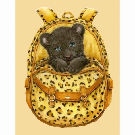 5D DIY Diamond Painting Kits Cartoon Cute Lion In Bag
