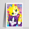 2019 New Hot Sale Cartoon Cat Home Decor Diy 5d Diamond Painting Set