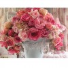 2019 New Hot Sale Red And Pink Flowers 5d Diy Diamond Painting Flowers Kits