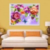 5D DIY Diamond Painting Kits Dream Colorful Flowers Butterfly