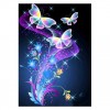 5D DIY Diamond Painting Kits Dream Colorful Butterfly Flower