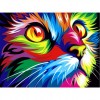 2019 Special Colorful Cat Portrait Diamond Painting Cross Stitch Kits