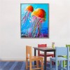 5D DIY Diamond Painting Kits Colorful Jellyfish