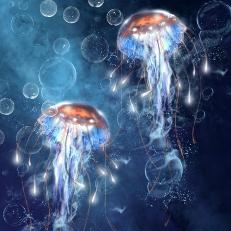 5D DIY Diamond Painting Kits Dream Jellyfishs