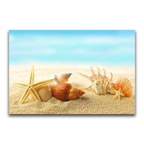 5D Diamond Painting Kits Beautiful Starfish on the Beach
