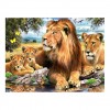 5D DIY Diamond Painting Kits Special Cartoon Family Lion