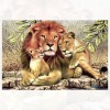 2019 Hot Sale Family Lions 5d Diy Diamond Painting Kits