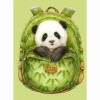 2019 New Hot Sale Cartoon Cute Panda In Bag 5d Diy Diamond Painting Kits