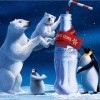 5D DIY Diamond Painting Kits Cartoon Penguin Bear Cold Cola