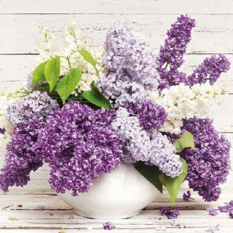 Lavender 5d Diy Diamond Painting Flower Kits