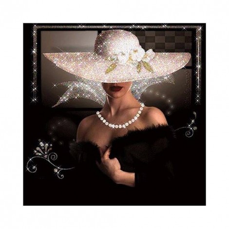 5D DIY Diamond Painting Kits Beauty Elegant Lady Portrait