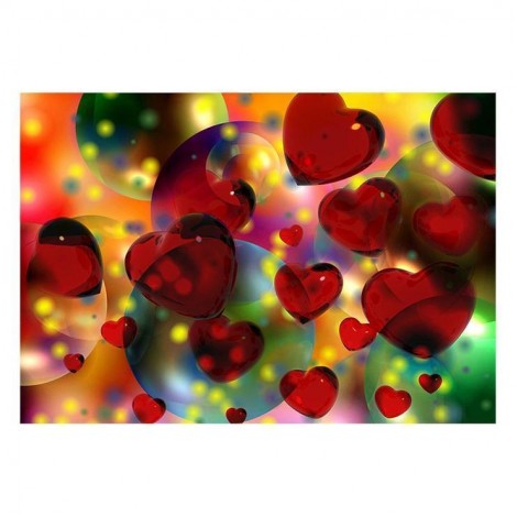 5D DIY Diamond Painting Kits Valentines Day Romantic Love Heart