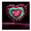 5D DIY Diamond Painting Kits Valentines Day Gift Romantic Flowers Heart