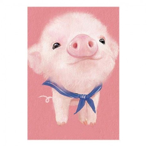 5D DIY Diamond Painting Kits Cartoon Cute Farm Animal Pig