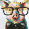 5D DIY Diamond Painting Kits Watercolor Farm Animal Cultural Pig