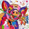 5D DIY Diamond Painting Kits Coloured Drawing Cute Flower Pig for Love