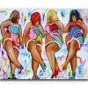 5D DIY Diamond Painting Kits Colorful Cartoon Fat Women