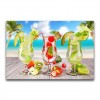 5D DIY Diamond Painting Kits Summer Beach Fruit Juice