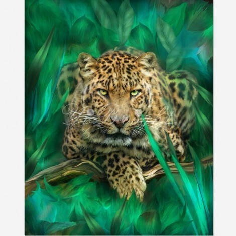 2019 Hot Sale Animal Portrait Leopard 5d Diy Diamond Painting Kits