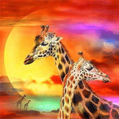 5d Diy Diamond Painting Kits Giraffe