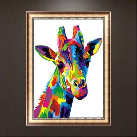 5D DIY Diamond Painting Kits Special Colroful Giraffe