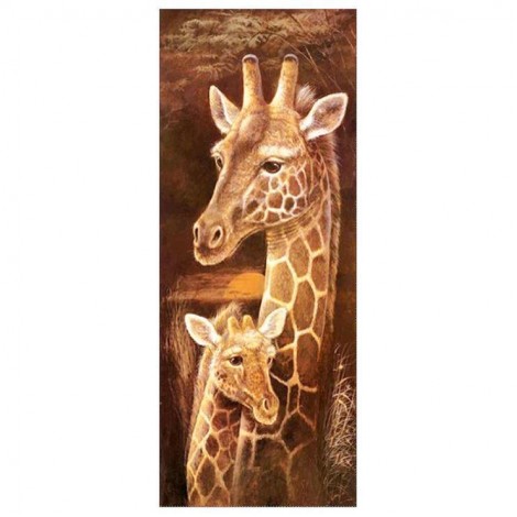 2019 New Hot Sale Free Shipping 5d Diy Diamond Painting Giraffe Kits