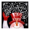 5D DIY Diamond Painting Kits Cartoon Happy Snowman