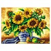 5D Diamond Painting Kits Visional Sunflower in Vase