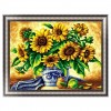 5D Diamond Painting Kits Visional Sunflower in Vase