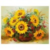 5D DIY Diamond Painting Kits Warm Yellow Sunflowers