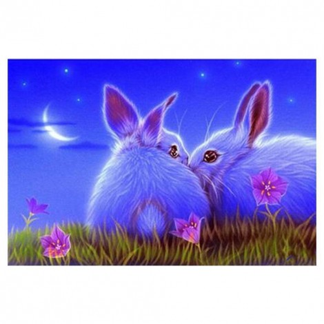 5D DIY Diamond Painting Kits Dream Animal Cute Rabbits