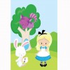 5D DIY Diamond Painting Kits Cartoon Rabbit and Girl