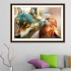 5D DIY Diamond Painting Kits Cool Wolf and Eagle