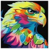 5D DIY Diamond Painting Kits Cool Colorful Eagle