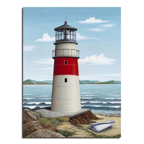 5D DIY Diamond Painting Kits Lighthouse Scene