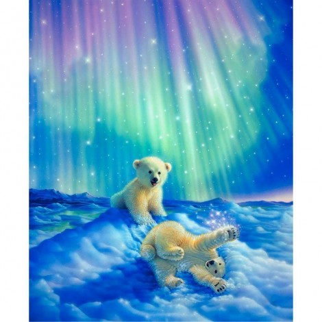 5D DIY Diamond Painting Kits Cute Baby Bears