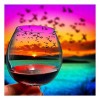 5D DIY Diamond Painting Kits World In Glass Series Colorful