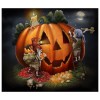 5D DIY Diamond Painting Kits Halloween Cartoon Pumpkin House