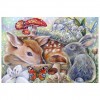 5D DIY Diamond Painting Kits Cartoon Farm Animal Rabbit Deer