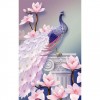 5D DIY Diamond Painting Kits Artistic Pink Peacock